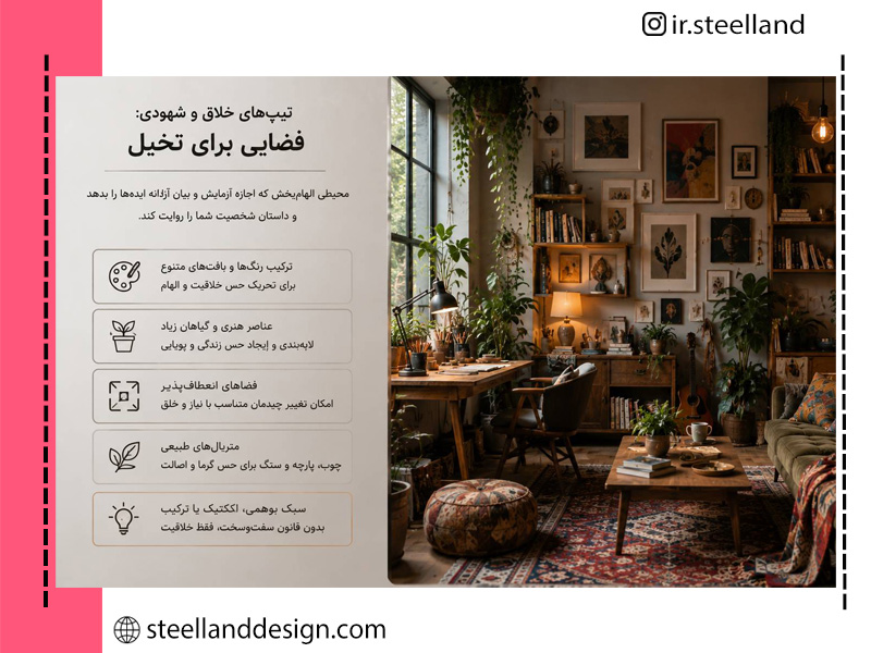 فضای مناسب افراد خلاق و شهودی